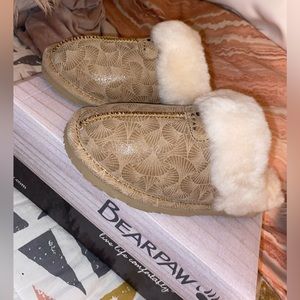 BEARPAW Women's Slippers TAN-260 - Tan Loki II Suede Slipper - Women